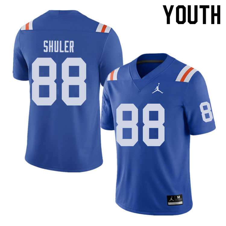Jordan Brand Youth #88 Adam Shuler Florida Gators Throwback Alternate College Football Jerseys Sale- - Click Image to Close